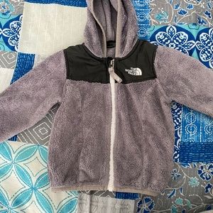 Fleece baby north face jacket